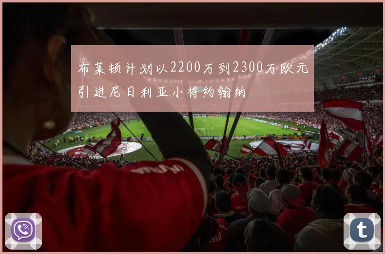 布莱顿计划以2200万到2300万欧元引进尼日利亚小将约翰纳