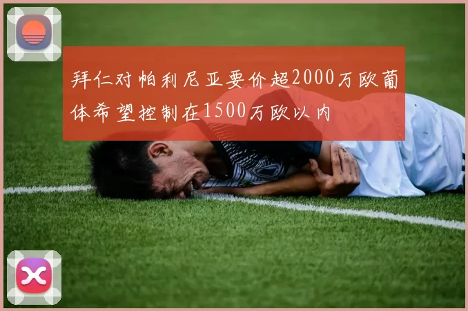 拜仁对帕利尼亚要价超2000万欧葡体希望控制在1500万欧以内